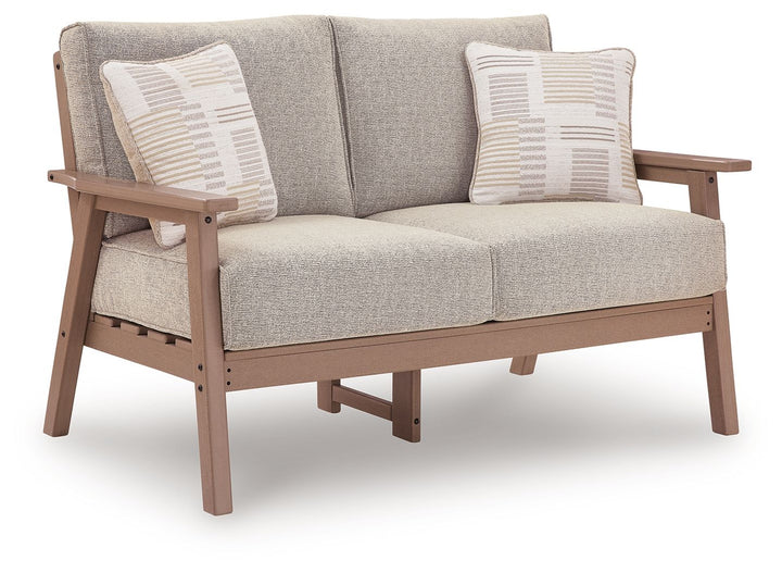 Grover Beach - Loveseat With Cushion - Driftwood