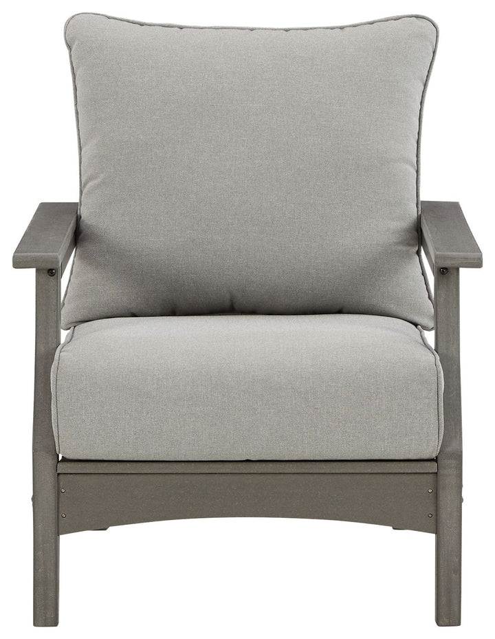 Visola - Lounge Chair w/Cushion (Set of 2) - Gray