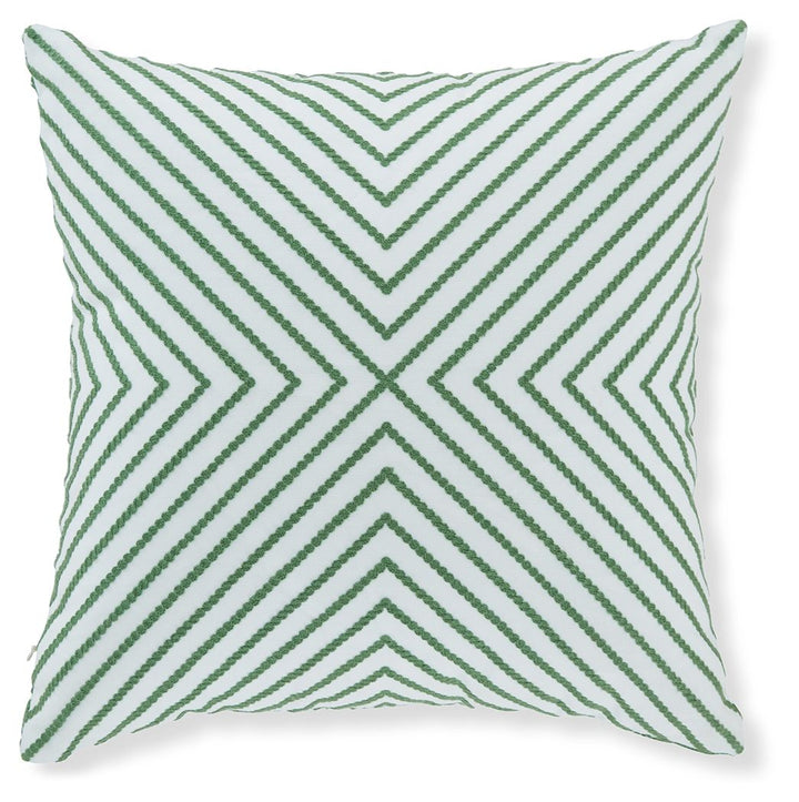 Bellvale - Pillow (Set of 4) - Green / White