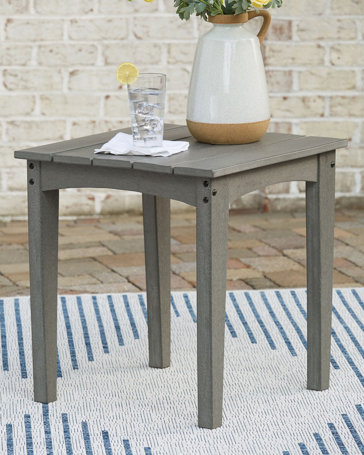 Visola - Square End Table - Gray