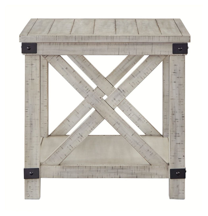 Carynhurst - Rectangular End Table - Whitewash