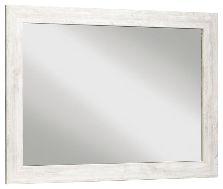 Paxberry - Bedroom Accent Mirror - Whitewash