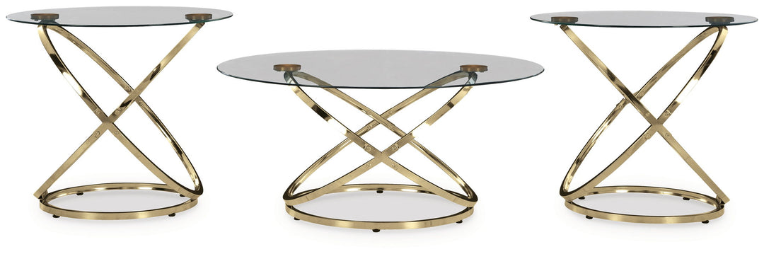 Crimonti - Occasional Table Set (Set of 3) - Champagne