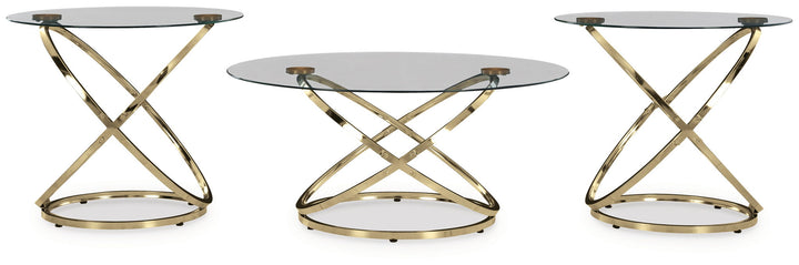 Crimonti - Occasional Table Set (Set of 3) - Champagne