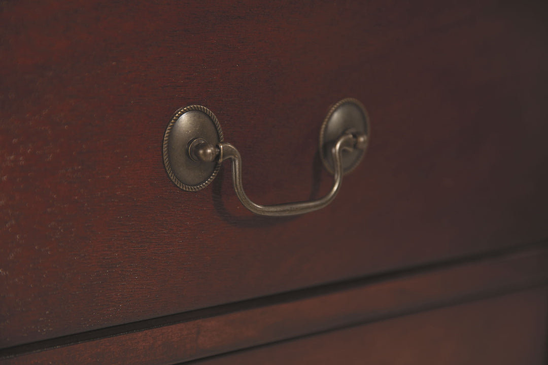 Alisdair - Two Drawer Night Stand - Reddish Brown