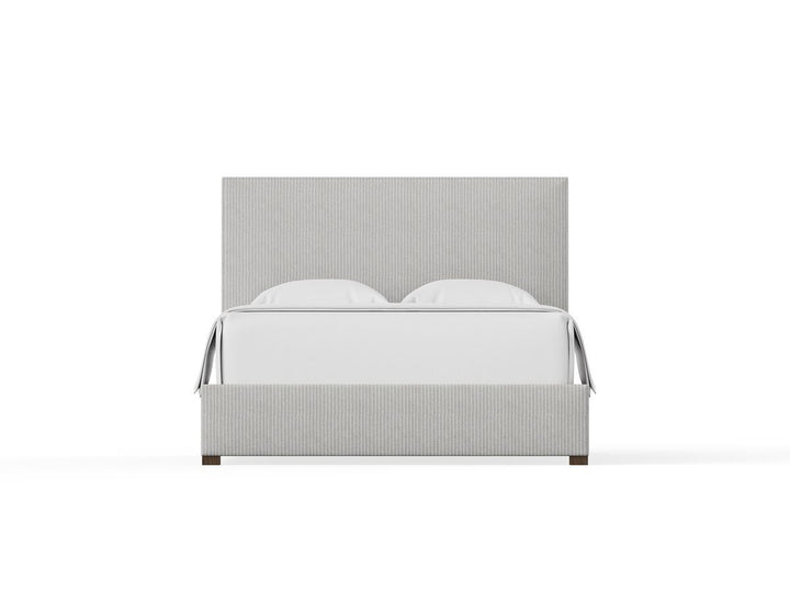 Choices - Amelia Upholstered Bed - Gray Stripe