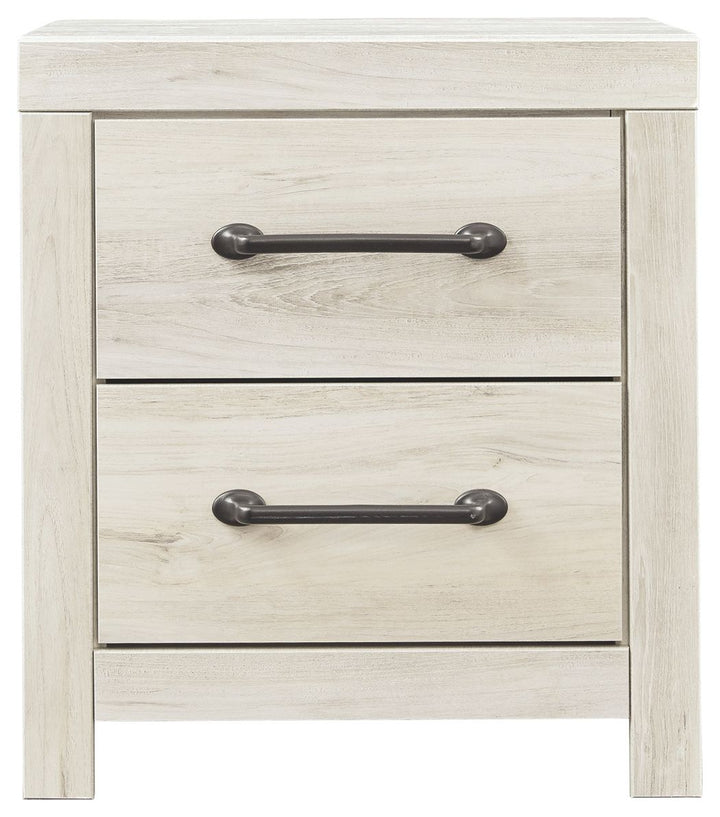 Cambeck - Two Drawer Night Stand - Whitewash