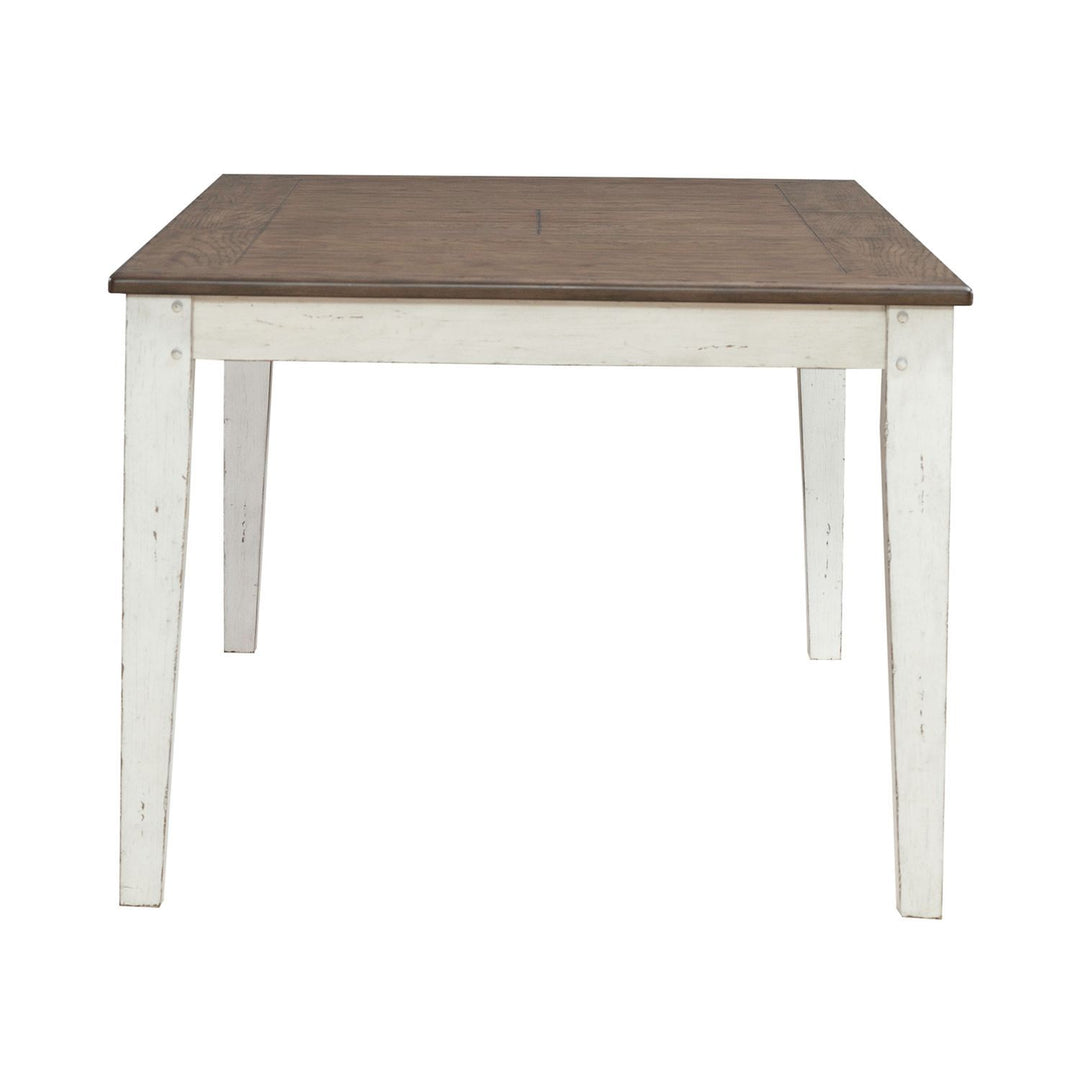 Al Fresco - Rectangular Leg Table - Graphite / Whitestone