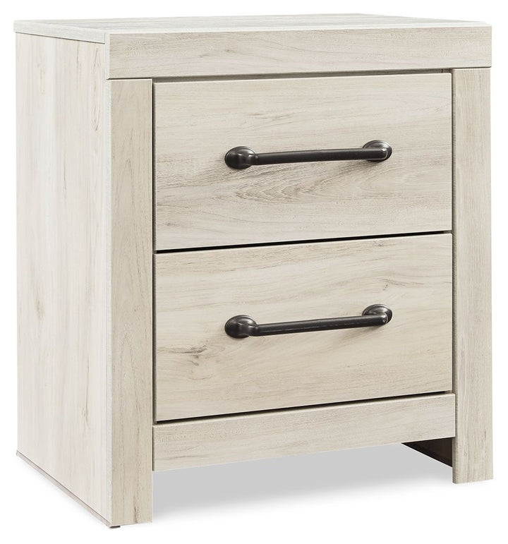 Cambeck - Two Drawer Night Stand - Whitewash