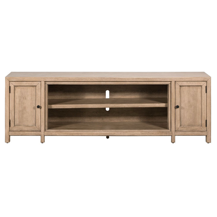 Fireplace TV Consoles - 82" Fireplace TV Console - White