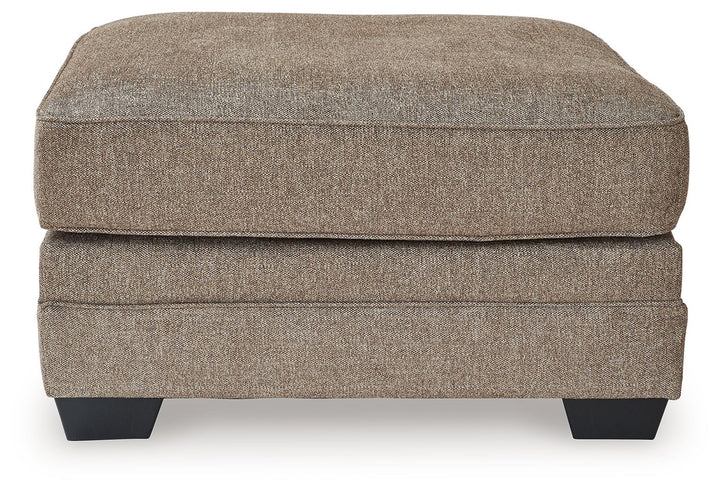 Cannonbrook - Oversized Accent Ottoman - Nutmeg