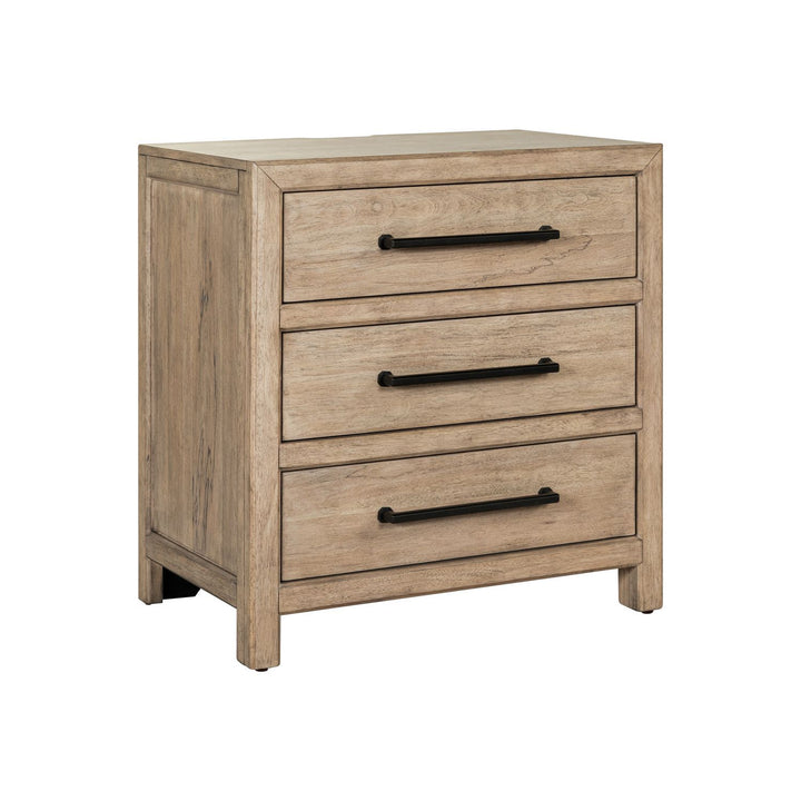 Proximity Place - Nightstand With Charging Station - Brown