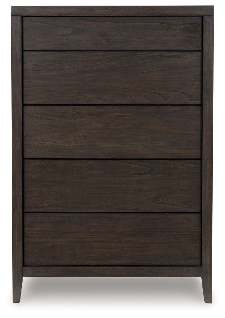 Westonfort - Five Drawer Chest - Espresso