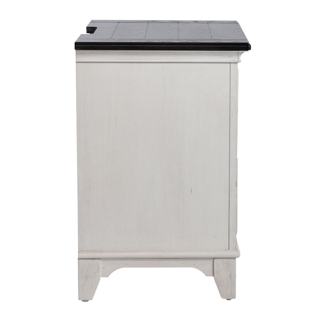 Allyson Park - 2 Drawer Nightstand With Charging Station - White