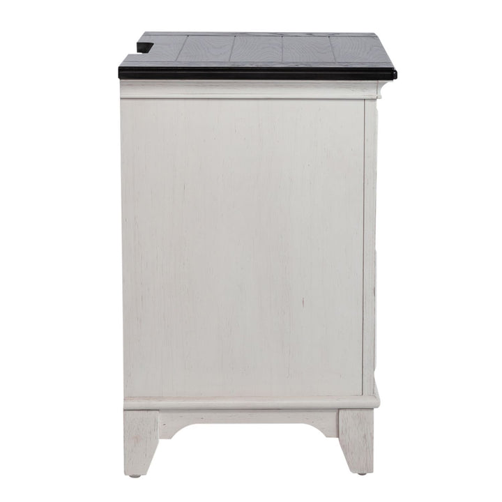 Allyson Park - 2 Drawer Nightstand With Charging Station - White