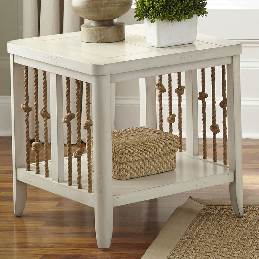 Dockside - 3 Piece Table Set (1 Cocktail 2 End Tables) - White