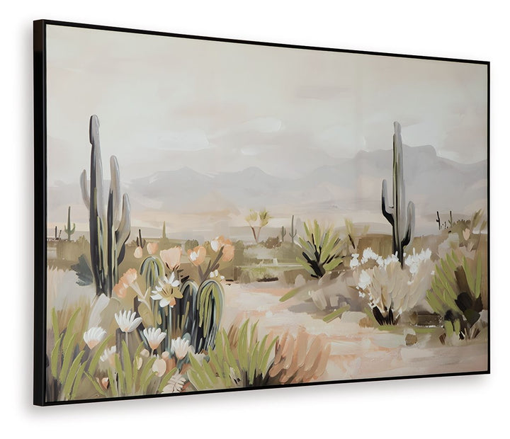 Sidworth - Wall Art - Green / Beige / Gray