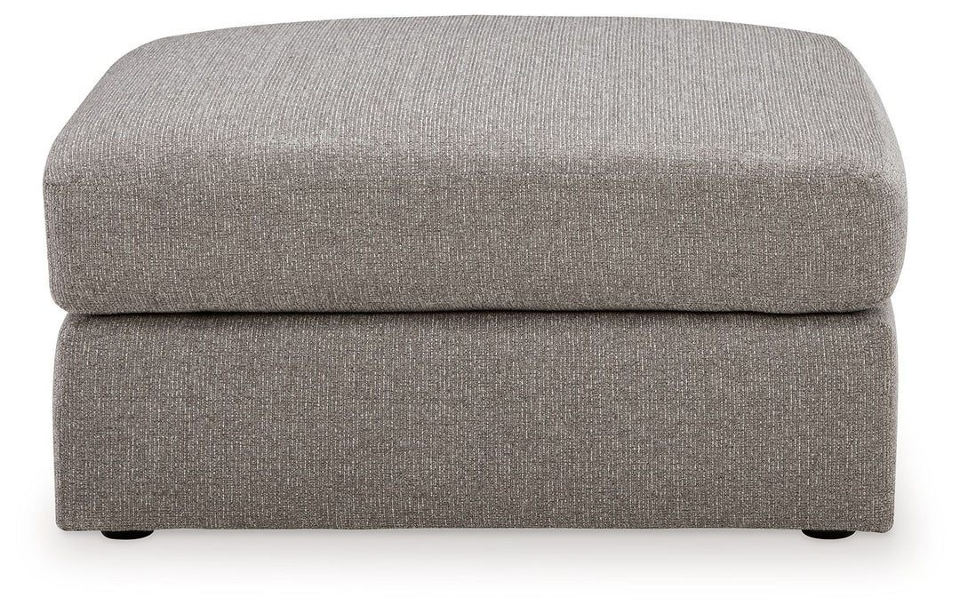 Lindon - Oversized Accent Ottoman - Smoke