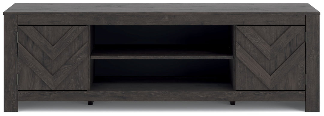 Cayboni - LG TV Stand With Fireplace Option