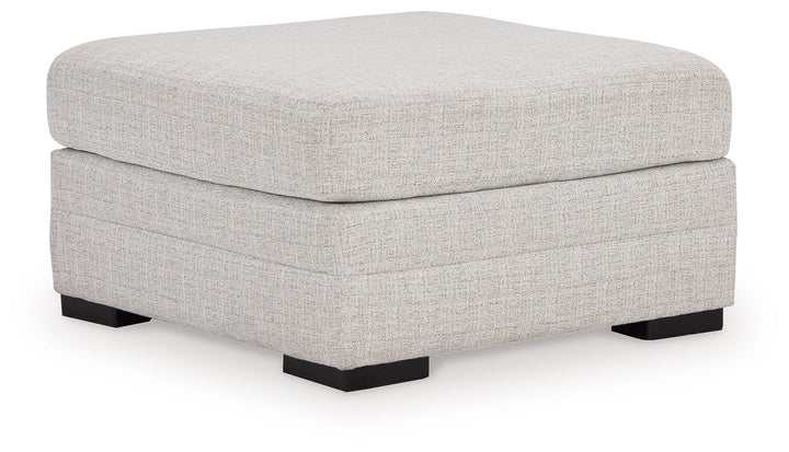 Koralynn - Oversized Accent Ottoman - Stone