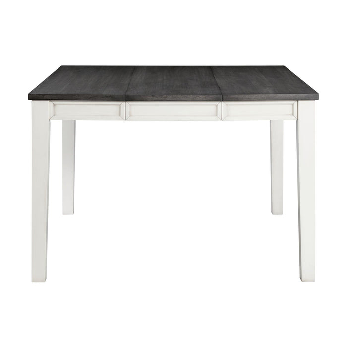 Kayla Two Tone Counter Height Dining Table with Storage