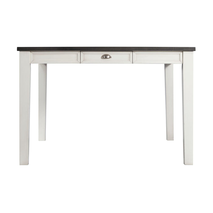 Kayla Two Tone Dining Table with Storage