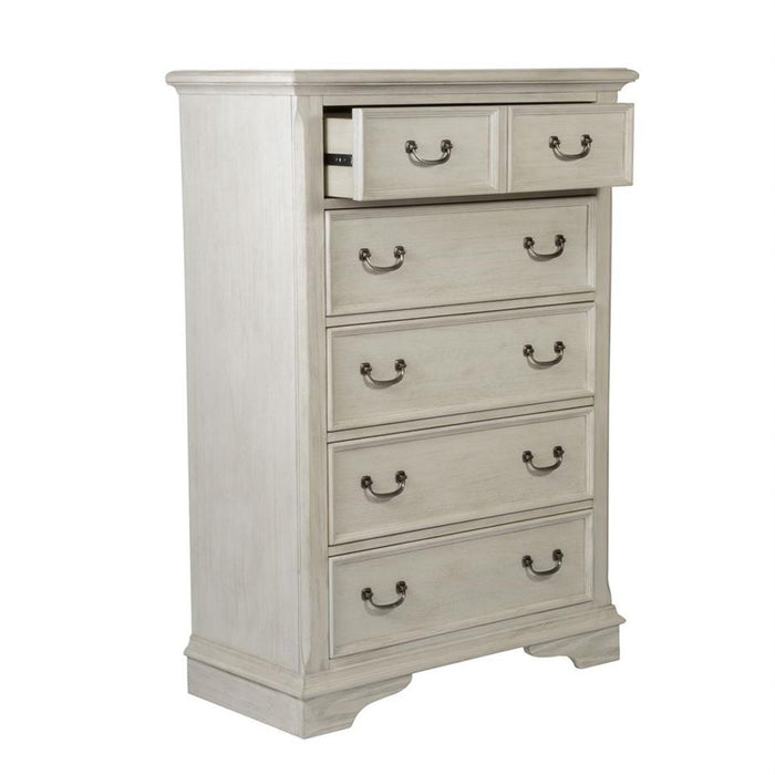 Liberty Funiture Bayside Drawer Chest in Antique White