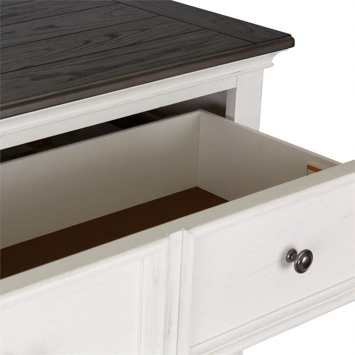 Liberty Furniture Allyson Park Drawer Chest in Wirebrushed White