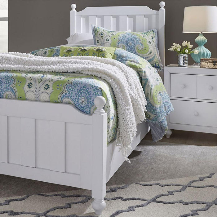 Liberty Furniture Cottage View Twin Panel Bed in White