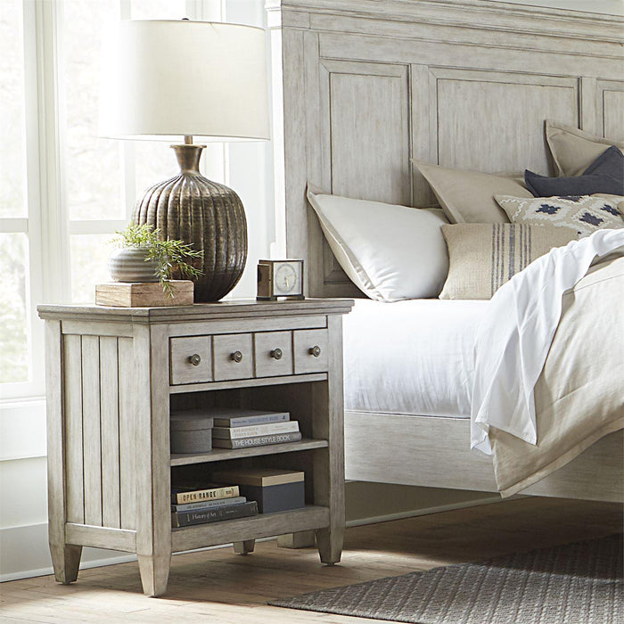 Liberty Furniture Heartland Nightstand in Antique White