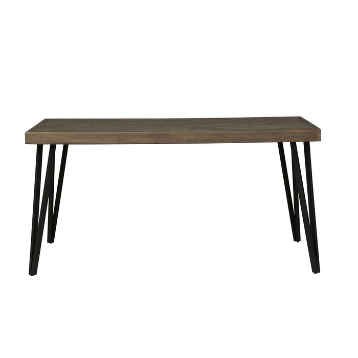Liberty Furniture Horizons Rectangular Leg Table in Rustic Caramel