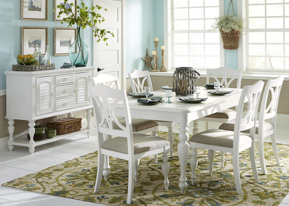 Liberty Furniture Summer House Server in Oyster White