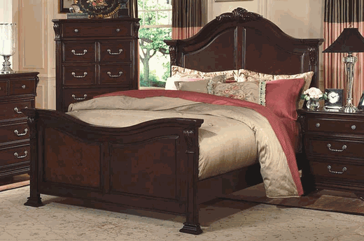 New Classic Emilie Eastern King Bed in English Tudor