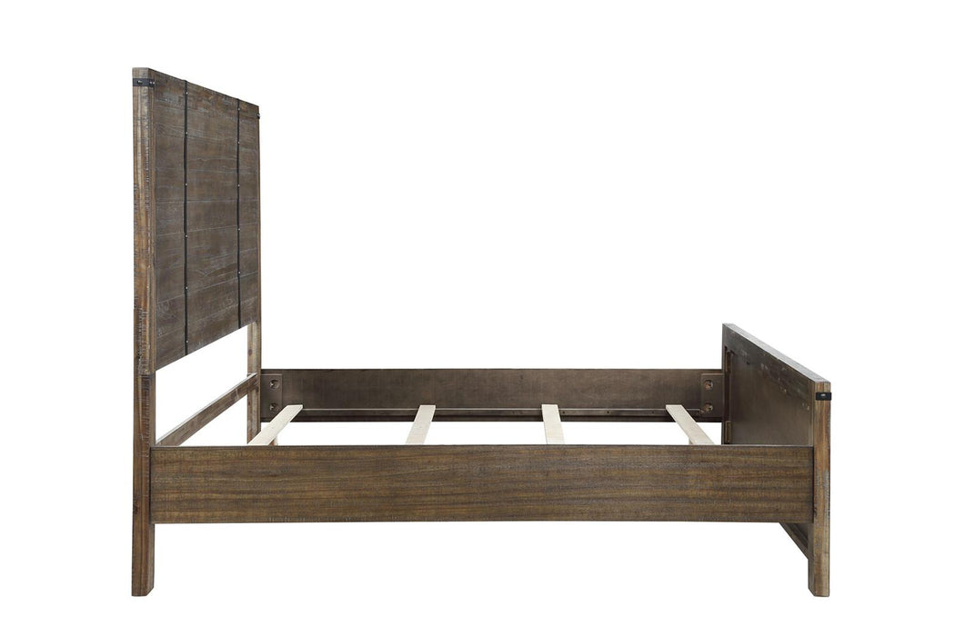New Classic Furniture Galleon Queen Bed in Weathered Walnut