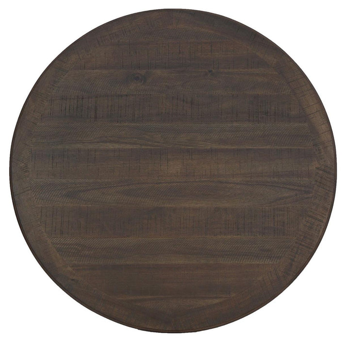 New Classic Furniture Prairie Point 47" Round Dining Table in Black