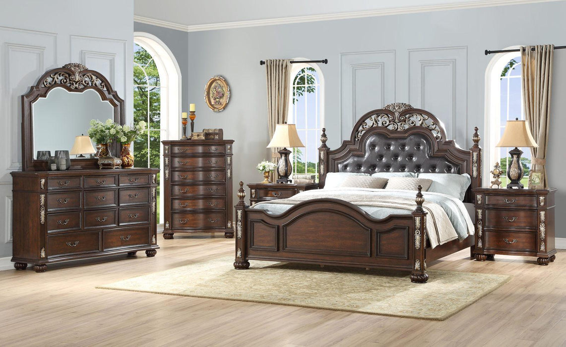 New Classic Maximus King Panel Bed in Madeira