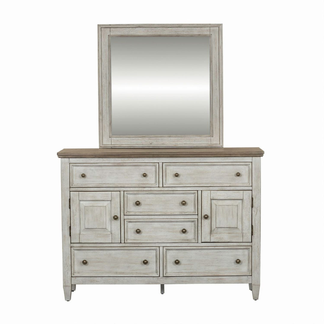 Heartland - Dresser & Mirror - White
