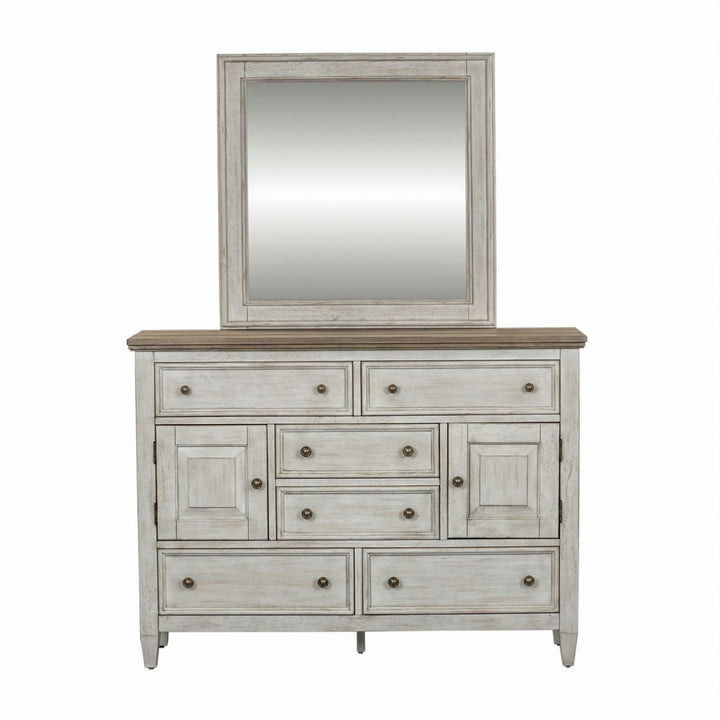 Heartland - Dresser & Mirror - White