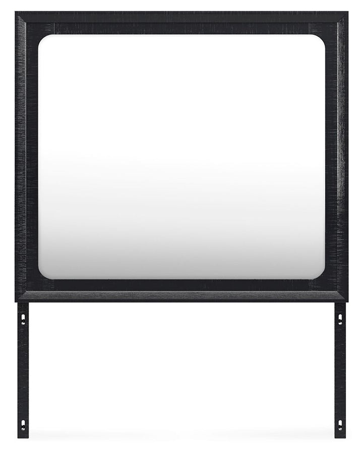 Londer - Bedroom Mirror - Black