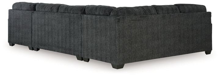 Hollyview - 3-Piece Sectional With Raf Corner Chaise - Shadow