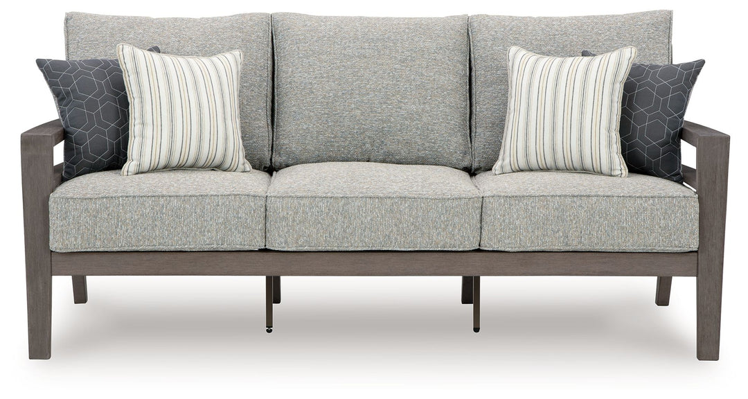 Hillside Barn - Sofa With Cushion - Gray / Brown