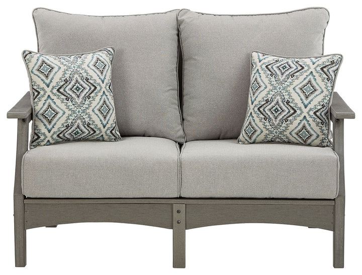 Visola - Loveseat w/Cushion - Gray