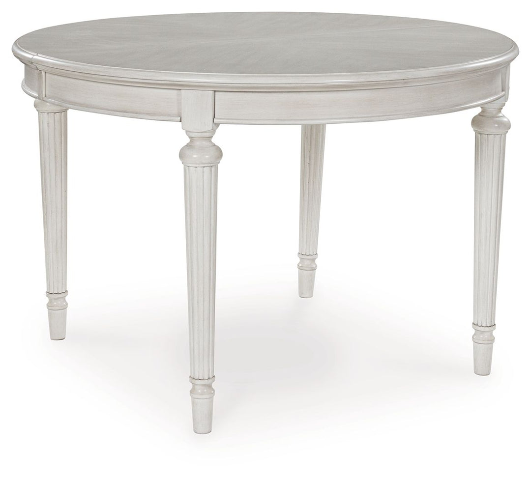 Montelaine - Oval Dining Room Extension Table - Antique White