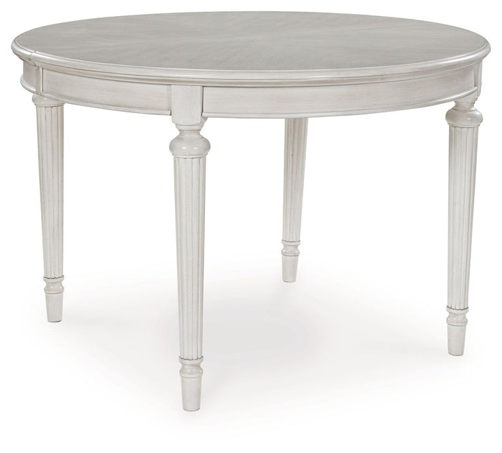 Montelaine - Oval Dining Room Extension Table - Antique White