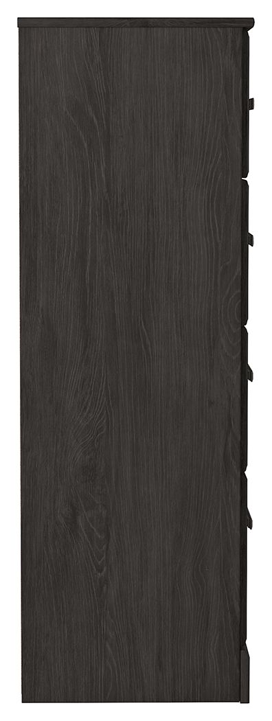 Belachime - Four Drawer Chest - Charcoal