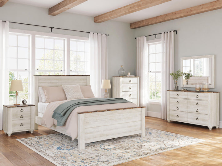 Willowton - Panel Bed