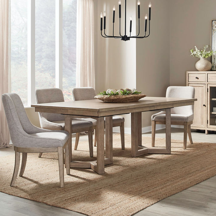 Proximity Place - Double Pedestal Table Set