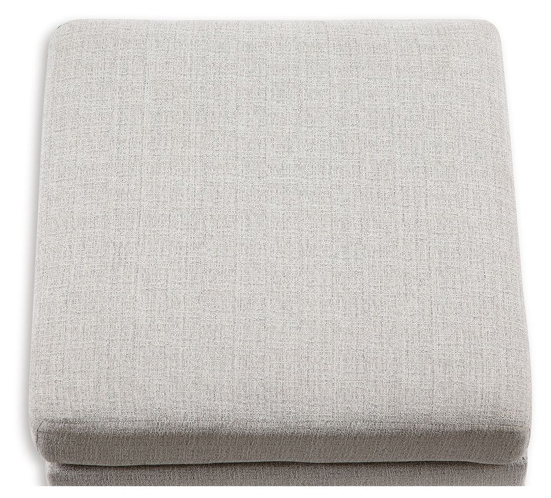 Koralynn - Oversized Accent Ottoman - Stone