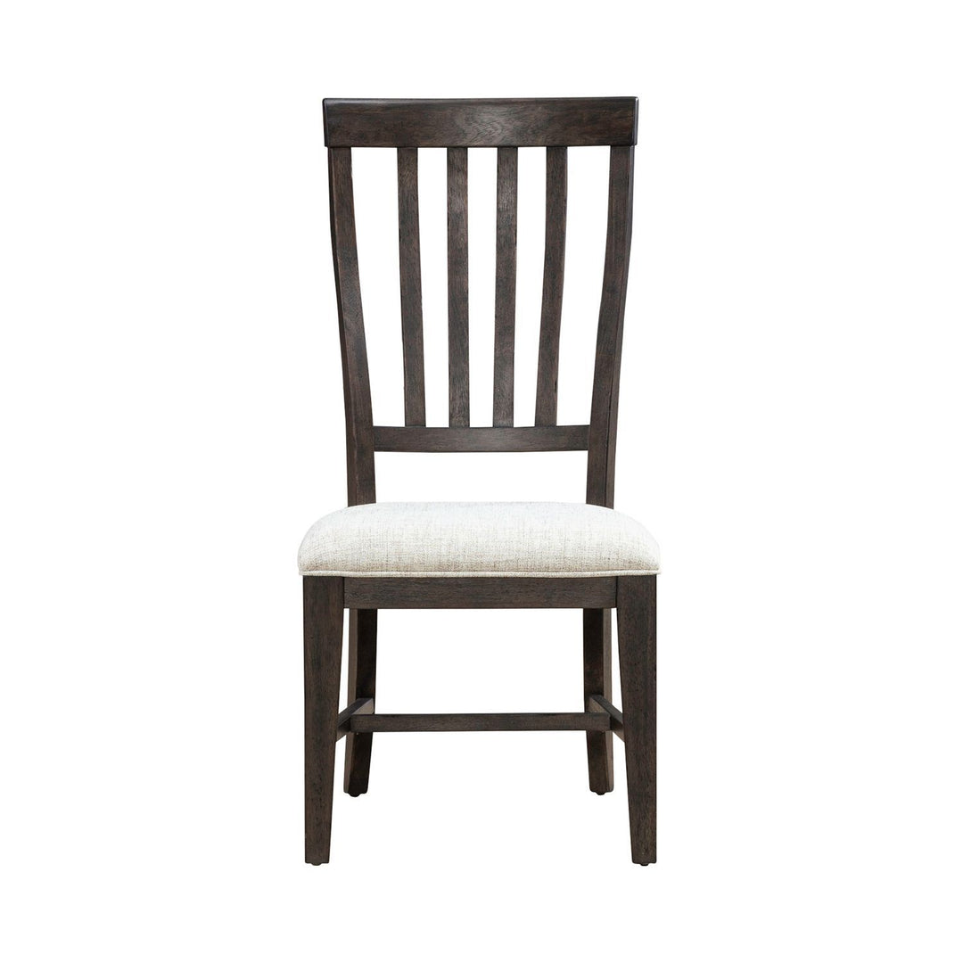 Grant Park - Slat Back Side Chair (RTA) - Brown