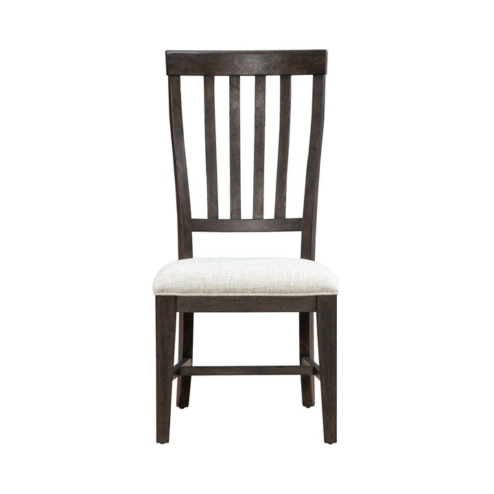 Grant Park - Slat Back Side Chair (RTA) - Brown